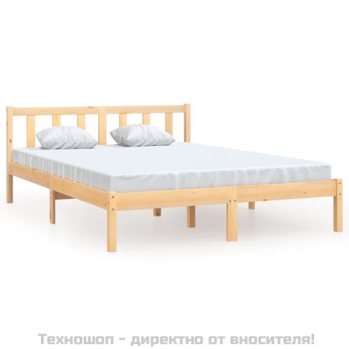 Рамка за легло, бор масив, 140х190 см