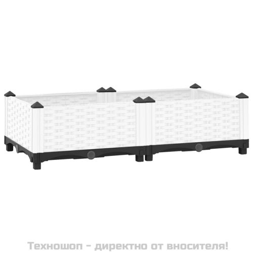 Повдигната леха, 80x40x23 см, полипропилен