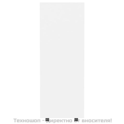 Гардероб, бял, 80x40x110 см, ПДЧ