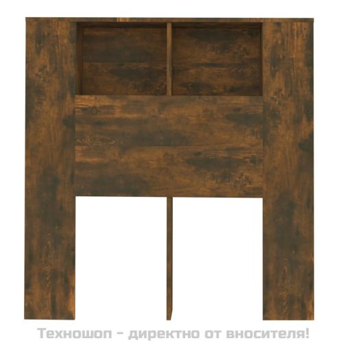Табла за легло тип шкаф, опушен дъб, 100x18,5x104,5 см