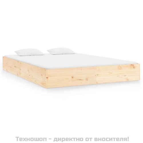 Рамка за легло, масивно дърво, 120х200 см
