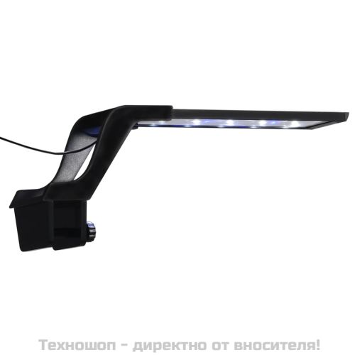 LED лампа за аквариум със скоба, 25-45 см, синьо и бяло