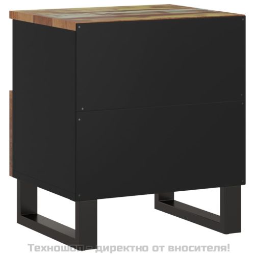 Нощно шкафче масивно регенерирано и инженерно дърво