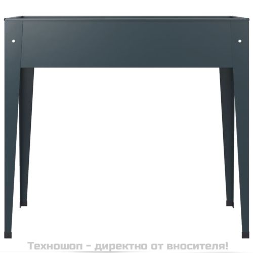 Градински кашпи, 2 бр, поцинкована стомана