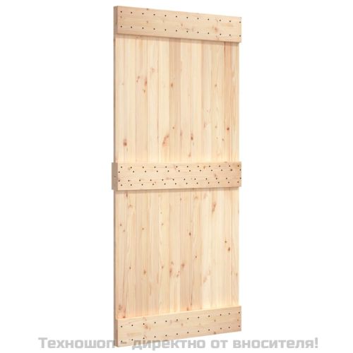 Врата "NARVIK" 100x210 см масивна дървесина бор