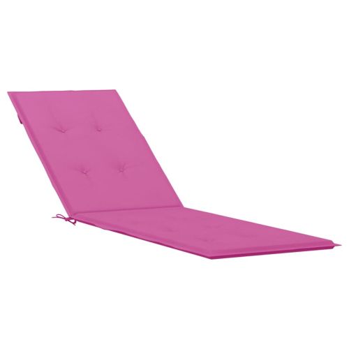 Възглавница за стол шезлонг, розова, Оксфорд плат