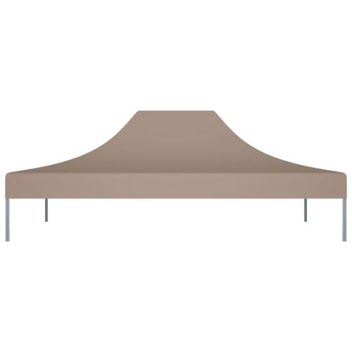 Покривало за парти шатра, 4,5x3 м, таупе, 270 г/м²