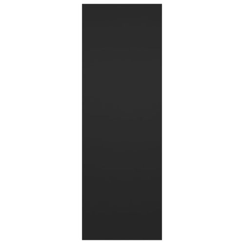 ТВ шкаф, черен, 30,5x30x90 см, инженерно дърво