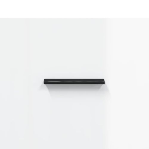 Кафе маса, бял гланц, 50x50x40 см, инженерно дърво