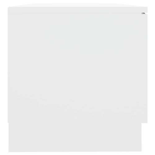 ТВ шкафове 2 бр бели 80x35x36,5 см инженерно дърво