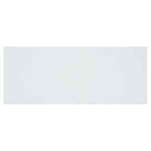 Горна табла за легло с шкафчета, бяла, инженерно дърво