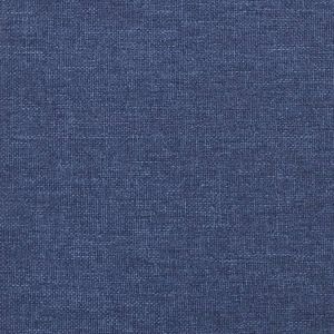 Горни табли за легло, 2 бр, синя, 72x7x78/88 см, плат