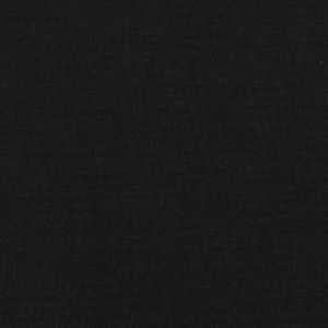 Горна табла за легло с уши, черна, 103x23x118/128 см, плат