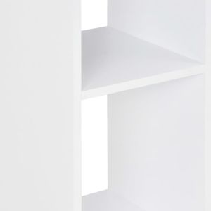 Бар маса, бяло и антрацитно сиво, 60x60x110 см
