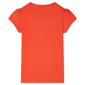 Детска тениска, тъмнооранжева, 92