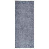 Шаги килим с дълъг косъм "PAMPLONA" модерен син 80x200 см