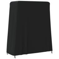 Покривало за маса за пинг-понг черно 165x70x185 см 420D Оксфорд