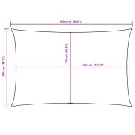 Платно-сенник, Оксфорд текстил, правоъгълно, 2x5 м, антрацит