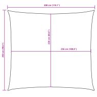 Платно-сенник, Оксфорд текстил, правоъгълно, 2,5x3 м, антрацит