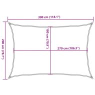 Платно-сенник, 160 г/м², правоъгълно, пясъчно, 2x3 м, HDPE