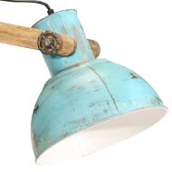 Подова лампа 25 W винтидж състарено синьо 33x25x130-150 см E27