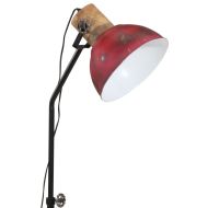 Подова лампа 25 W винтидж състарено червен 30x30x100-150 см E27