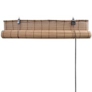 Бамбукова ролетна щора, 80x220 см, кафява