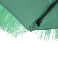 Градински чадър със стоманен прът, зелен, 268x268x226 см