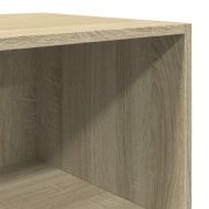 Висок шкаф, опушен дъб, 40x41x185 см, инженерно дърво