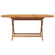 Градински трапезен комплект, 7 части, бежов, полиратан и масив