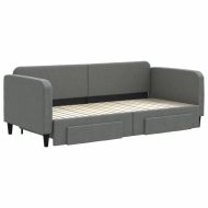 Дневно легло с уширение и чекмеджета, без матрак, 90x200 см