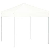 Сгъваема парти палатка, бяла, 2x2 м