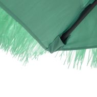 Градински чадър със стоманен прът, зелен, 300x200x250 см