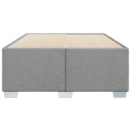 Рамка за легло без матрак,, светлосива, 120x190 см, плат