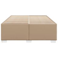 Рамка за легло, капучино, 140x190 см, изкуствена кожа