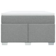 Боксспринг легло с матрак, светлосиво, 120x200 см, плат