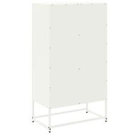 Висок шкаф, бял, 68,5x38,5x123,5 см, стомана