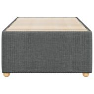 Рамка за легло, тъмносив, единично, текстил