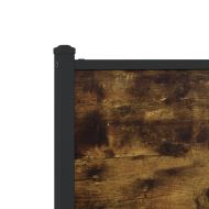 Метална рамка за легло, без матрак, опушен дъб, 140x190 см