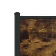 Метална рамка за легло, без матрак, опушен дъб, 180x200 см