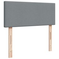 Боксспринг легло с матрак, светлосиво, 120x200 см, плат