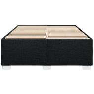 Рамка за легло без матрак, черна, 160x200 см, плат