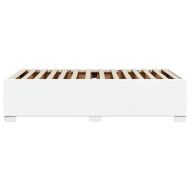 Боксспринг рамка за легло бяла 90x190 см изкуствена кожа