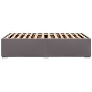 Pамка за легло сива 90x200 см изкуствена кожа