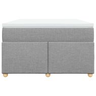 Боксспринг легло с матрак, светлосиво, 120x200 см, плат