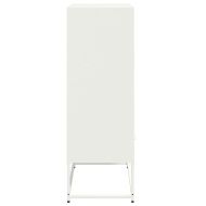 Висок шкаф, бял, 68x39x111,5 см, студеновалцувана стомана