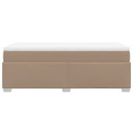 Боксспринг легло с матрак, капучино, 100x200см, изкуствена кожа