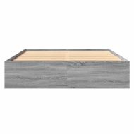 Нощно шкафче, сив сонома, 150x200 см, инженерно дърво