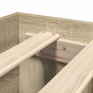 Рамка за легло без матрак сонома дъб 120x190 см инженерно дърво