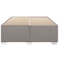 Рамка за легло без матрак, таупе, 140x200 см плат